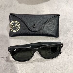Ray-Ban Men’s Black Sunglasses with Black Case